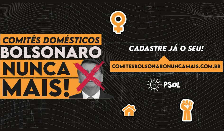 Organize seu comitê doméstico #BolsonaroNuncaMais