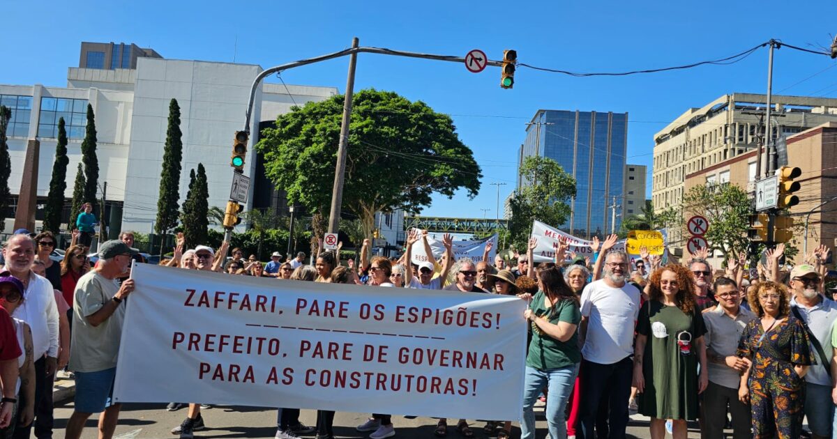 Em defesa do meio ambiente: não aos espigões!