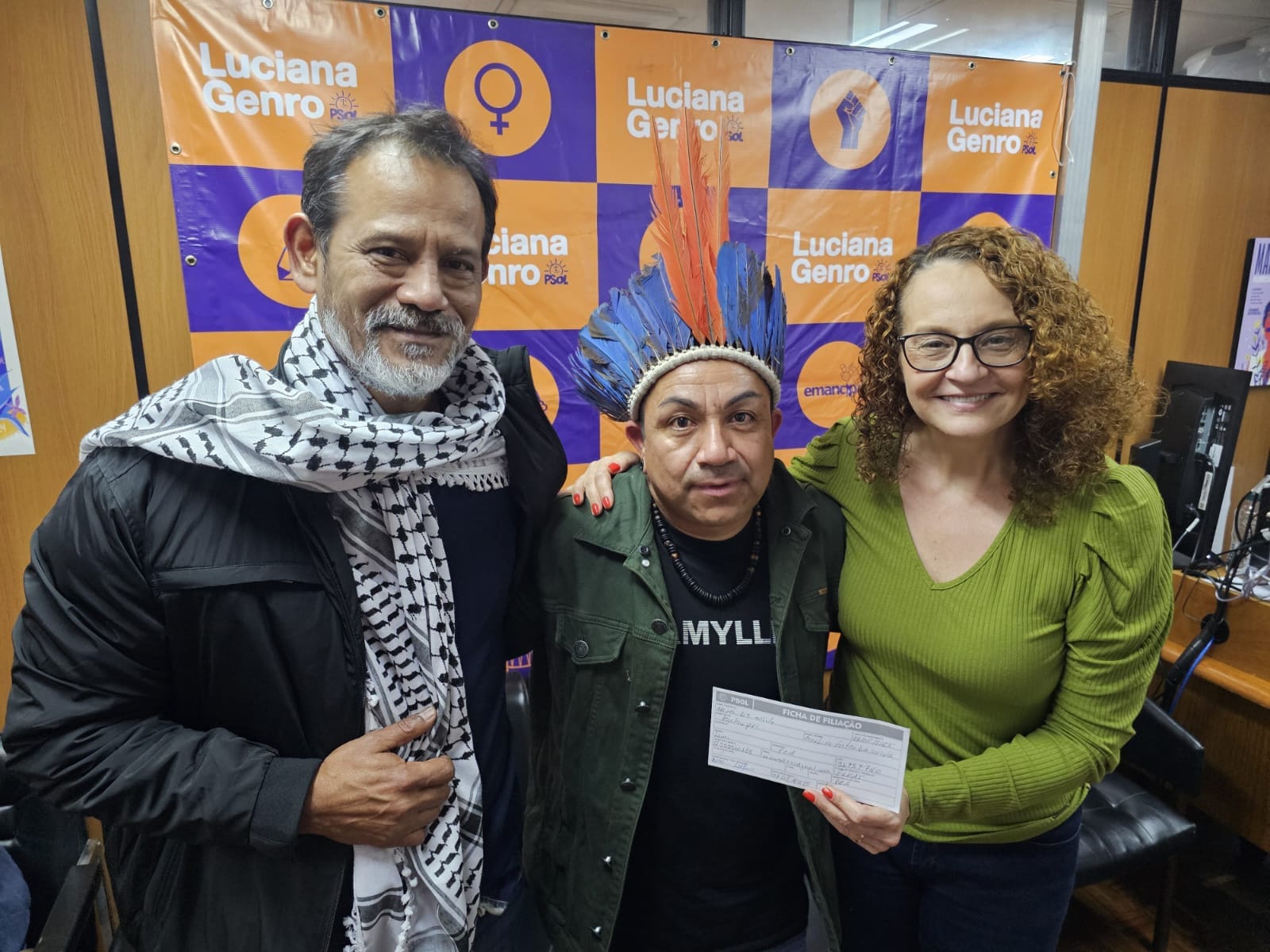 Líder Kaingang Moisés da Silva se filia ao PSOL, ampliando militância indígena no partido